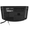 Радиобудильник Hyundai H-RCL221 черный LCD подсв:белый часы:цифровые FM