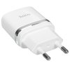 Сетевое зарядное устройство C12 Smart dual USB charger, белый