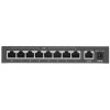 Коммутатор 9-port 10/100Mbps unmanaged switch with 8 PoE+ ports, compliant with 802.3af/at PoE, 65W PoE budget, support 250m Extend Mode, Priority mode and Isolation mode, desktop mount, plug and play.