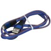Кабель Rexant USB-Lightning 2.4 A, 1 м, синяя нейлоновая оплетка