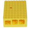 Корпус RA185 yellow для микрокомпьютера Raspberry Pi 3. RA185 Корпус ACD Yellow ABS Plastic Building Block case for Raspberry Pi 3