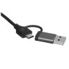 Разветвитель USB 3.0/2.0 Gembird, 4 порта: 2хType-C, 1хUSB 3.0, 1хUSB 2.0, кабель Type-C+USB