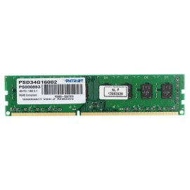 Оперативная память Patriot Signature PSD34G16002, DDR3, 4GB (1x4 GB), 1600 MHz, CL11