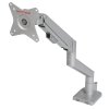 Кронштейн Arm media LCD-T35 серебристый, 6 шт/уп. Кр. алюм. настол. для мон.17"-34", max 9 кг, 6 ст св., нак. ±45°, пов. ±180°, от стола 495 мм, max VESA 100x100 мм.