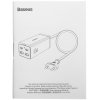 Сетевое зарядное устройство Baseus Digital GaN Intelligent Desktop Fast Charger 3C+U+DC 240W EU Cluster Black, P10163901113-00