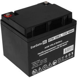 Батарея ExeGate DTM 1255 (12V 55Ah, под болт М6)