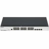 Коммутатор D-Link Switch DGS-3000-28LP/B1A Управляемый коммутатор 2 уровня с 24 портами 10/100/1000Base-T и 4 портами 1000Base-X SFP (24 порта с подде