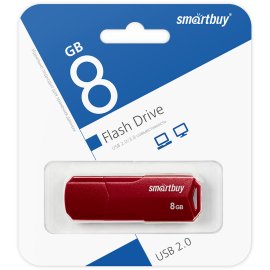 Флешка USB Smartbuy R/W (SB064 Gb2SCR) UFD 2.0 064 Gb Scout красный красный