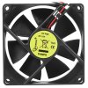 Вентилятор для корпуса Gembird FANPS черный, 80 мм, 2600 об/мин, 27 дБ, 2 pin