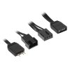 Вентилятор для корпуса ADATA XPG HURRICANE 120 PWM ARGb черный, 120 мм, пластик, 2000 об/мин, 18.17 дБ, 4 pin