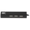 Кабель-адаптер 5bites UA2-45-06BKUSB2.0 / 3*USB2.0 / RJ45 100MB / черный