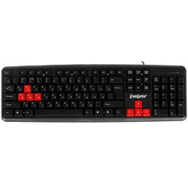 Клавиатура проводная Genius SlimStar 126, USB, черный