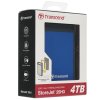 Внешний HDD 2.5" Transcend StoreJet 25H3, 4TB, USB 3.2 Gen 1 Type-A, 5400 rpm, синий