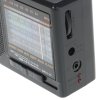 Радиоприемник портативный Hyundai H-PSR140 черный USB microSD