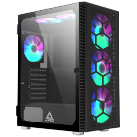 Компьютерный корпус Raijintek PAEAN PREMIUM 0R20B00208, черный, Aluminum, ATX/MICRO ATX/MINI-ITX, USB 3.0x2, Type Cx1, HD Audiox1