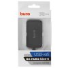 Разветвитель USB 3.0 Buro BU-HUB4-U3.0-S 4порт. черный