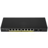 Коммутатор Smart L2 PoE+ Zyxel GS1900-10HP, 8xGE PoE+, 2xSFP, настольный, бесшумный, бюджет PoE 77 Вт