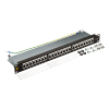 Патч-панель LANMASTER 24 порта, STP, кат.6A, 1U