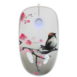 Мышь беспроводная Nakatomi MRON-07U черный, 1600 dpi, радиоканал, USB, кнопки - 5