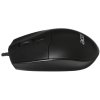 Мышь проводная Acer OMW126 черный, 1200 dpi, USB, кнопки - 3