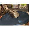Коврик для мыши Defender гелевый Easy Work (серая лайкра) нескользящ.основа,260х225х5мм