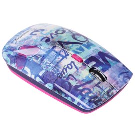 Мышь беспроводная Ritmix RMW-506 черный, 1000 dpi, радиоканал, USB, кнопки - 3