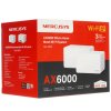 Домашняя Mesh Wi‑Fi система AX6000 Whole Home Mesh Wi-Fi 6 SystemSPEED: 1148 Mbps at 2.4 GHz + 4804 Mbps at 5 GHzSPEC: Internal Antennas, 1× 2.5 Gbps Port (WAN/LAN auto-sensing), 2× Gigabit Ports (WAN/LAN auto-sensing), 1024-QAM, OFDMA, HE160FEATURE: MERC