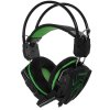 Игровая гарнитура RUSH COBRA, динамики 40мм, велюровые амбушюры, черный/зеленый (SBHG-1200)