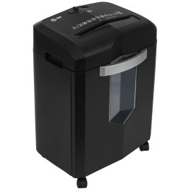 Шредер Office Kit S243N 3,9х38 белый (секр.P-4) фрагменты 35лист. 35лтр. скрепки скобы пл.карты CD