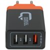 Сетевое зарядное устройство Qumo Energy (Charger 0061), 2 USB, 3.1A, черный