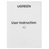 Кабель патч-корд U/UTP 6 кат. 3м UGREEN NW102 плоский 8-Core , длина: 3м, цвет: черный