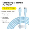 Baseus Pudding Series Fast Charging Cable Type-C to Type-C 100W 2m Galaxy Blue