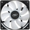 Вентилятор для корпуса DEEPCOOL RF120W DP-FLED-RF120-WH черный 120мм 1300rpm 22db 4-pin