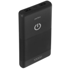 Портативный аккумулятор Perfeo Powerbank Atomic Age 30000 mAh/LED дисплей/PD + QC 3.0/Type-C/2 USB/Выход: 5A, max 22.5Wчерный (PF_E1478)