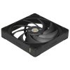 Вентилятор Thermaltake Toughfan EX14 Pro реверсивный 140x140x25mm черный 4-pin 31.6-34.1dB Ret (CL-F172-PL14BL-A)