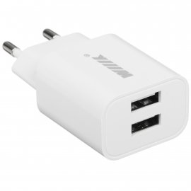 Сетевое зарядное устройство Wiiix UNN-4-1-01-QC-W 18W 3A (QC) USB универсальное белый