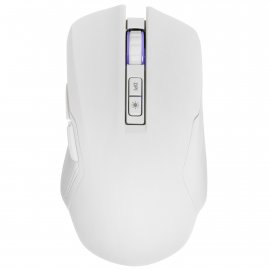 Мышь беспроводная/проводная Defender Whisper GM-209 белый, 7200 dpi, радиоканал, Bluetooth, USB, кнопки - 8