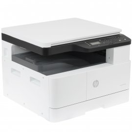 МФУ лазерное HP LaserJet MFP M438n (8AF43A), A3, ч/б, печ. до 22 стр/мин. (А4) до 12 стр/мин. (А3), 1200 x 1200 dpi (печать), 600x600dpi (скан.), USB, RJ-45