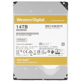 Жесткий диск Western Digital 3.5"; 14Tb WD142KRYZ Gold SATA3, Cache 256MB, 7200 rpm