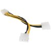 Разветвитель питания Gembird CC-PSU-81, 2хMolex->PCI-Express 8pin, для подключения в/к PCI-Е (8pin) к б/п ATX
