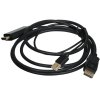 Кабель-переходник HDMI(M) +USB---> DP(M) 4K*60Hz 1.8M, VCOM