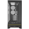 Компьютерный корпус Montech HS02 черный без БП ATX 4x140мм 2xUSB 3.0 1xUSB3.1 audio bott PSU