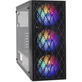 Компьютерный корпус Deepcool CH780 черный (ATX, без БП, ARGb, 4xUSB3.2 Type-A + USB3.2 Type-C) (R-CH780-BKADE41-G-1) MidiTower