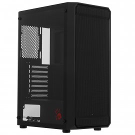 Компьютерный корпус Bloody BD-CC114 черный без БП ATX 8x120мм 1xUSB 2.0 1xUSB 3.0 audio bott PSU