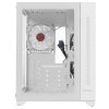 Компьютерный корпус Ginzzu V450 RGb белый CRC6 FAN12CM RGb*3