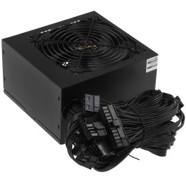 Блок питания ExeGate EVO800-LT (EX289069RUS), 800Вт, 120мм, модульный, черный