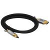 Кабель HDMI Wize WAVC-HDMI8K-1M 1 м, v.2.1, KLock, 19M/19M, 8K/120Hz/60Hz, 4K/144Hz/120Hz 4:4:4, eARC, HDCP 2.3/EDID/ HEC/CEC/ DDC, 30 AWG, ультравысокоскоростной, позол.разъемы, 24 карат, черный, пакет