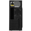 Компьютерный корпус Miditower ExeGate UN-605B Black, ATX, (UN500, 120мм), 2*USB, Audio, замок блокировки кнопки питания