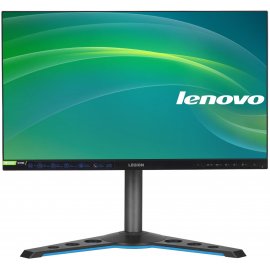 Монитор 27" Lenovo Legion Y27h-30 IPS 2560x1440, 180 Гц, 0.5 мс, 16:9, 400 кд/м², 2xHDMI, 1xDP, 1xUSB-C, 4xUSB-A 3.2 Gen 1, 2x3 Вт, черный