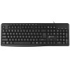 Клавиатура проводная Oklick 180M черный USB
